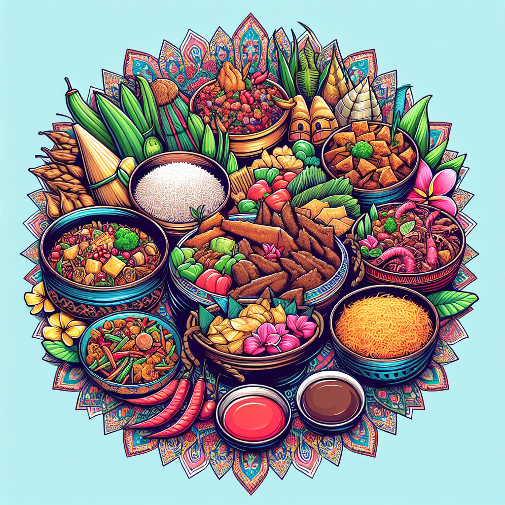 Keindahan Poster Makanan Tradisional Indonesia yang Menggugah Selera