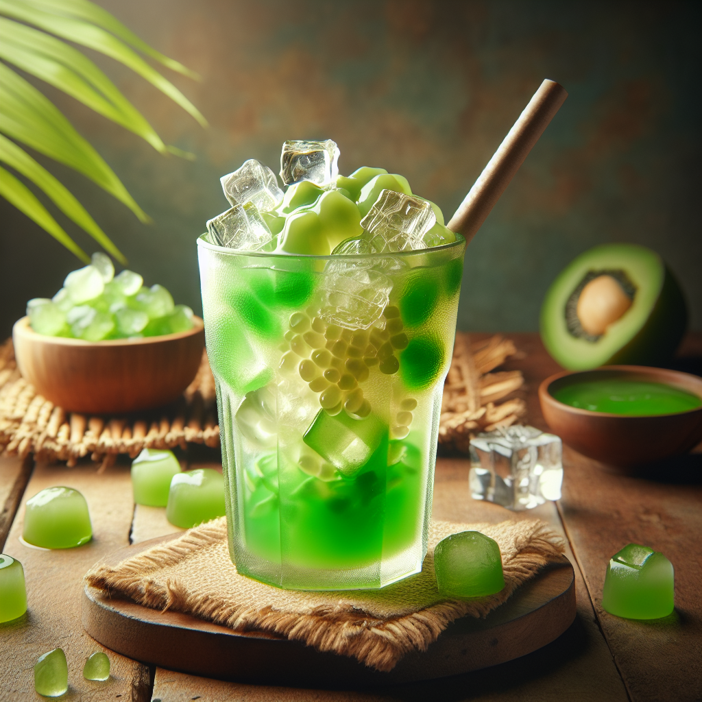 Resep Es Lumut Nutrijel: Segarnya Minuman Unik dengan Tekstur Lembut